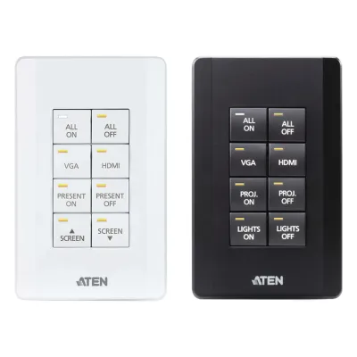 Sistema de control ATEN | Teclado de 8 botones (EE. UU., 1GANG) | BLANCO |