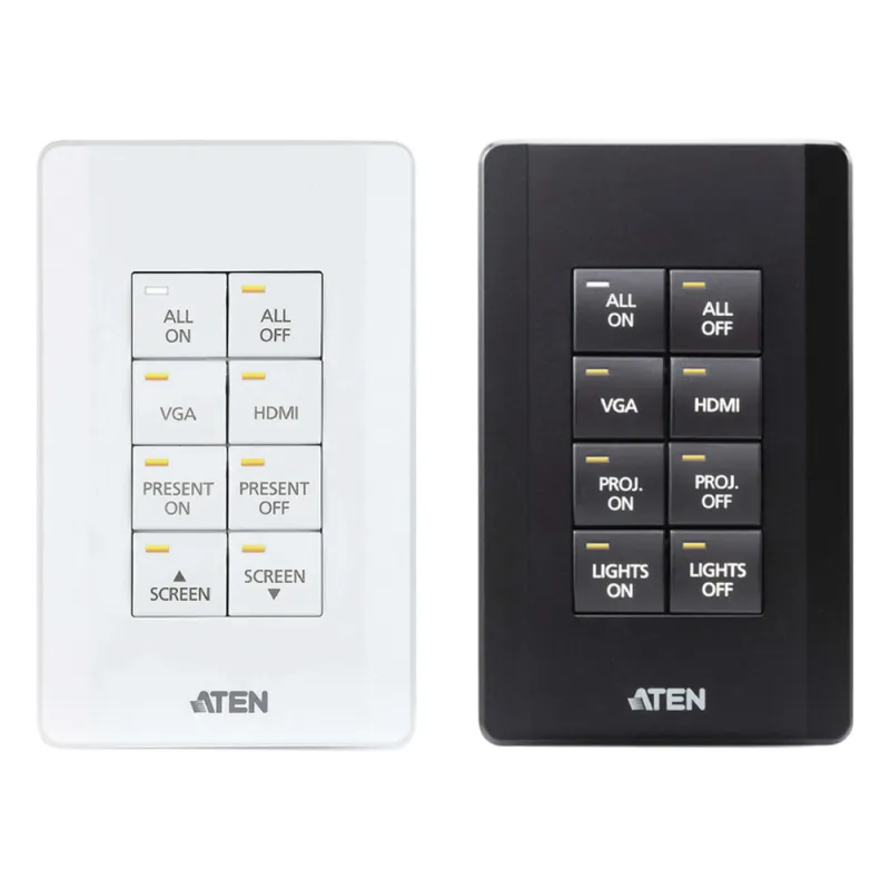 Sistema de control ATEN | Teclado de 8 botones (EE. UU., 1GANG) | BLANCO |