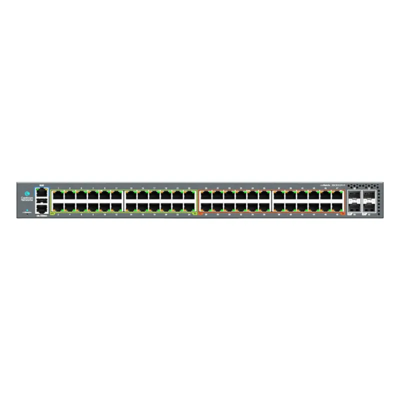 Switch Empresarial / Cloud-Managed / Layer 2-3 / 24-48 Puertos Gigabit / 4-6 Puertos SFP+ 10G-SFP28 25G / PoE+ 30W-PoE++ 60W-90W / Dual Power CRPS / 128-420 Gbps Throughput / 5 Años Garantía