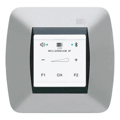 Mando Bluetooth IP | Control Táctil | Compatible Sistema Millennium | Alimentación PoE | Color Blanco |