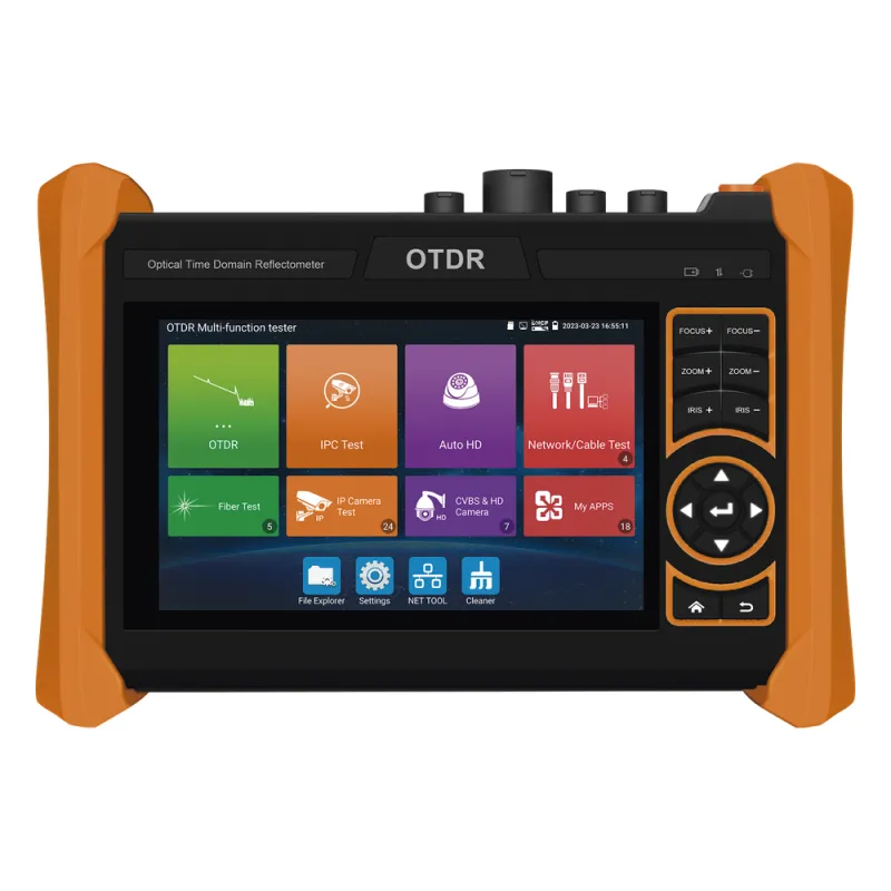Tester Profesional OTDR y Video | Fibra Óptica | Cámaras IP | Cableado y Redes| Pantalla 5.4" Táctil | Soporta 4K/8K | HDMI/VGA | Medidor Potencia Óptica | Alcance 150KM | Localizador Fallos VFL | PoE Integrado | WiFi | In