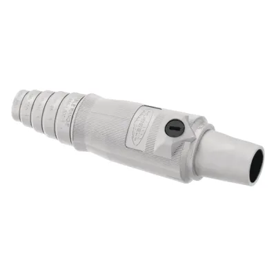 Conector Hembra Unipolar de 400 A 600 V CA/CC / Grado Industrial / Tornillos de fijación dobles/ Color Blanco.