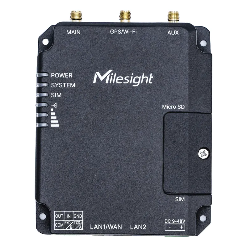 Router Industrial 4G LTE / WiFi 802.11b/g/n / Doble SIM / 2 Puertos Fast Ethernet / RS232+RS485 / -40°C a 70°C / VPN para IoT, M2M y Telemetría