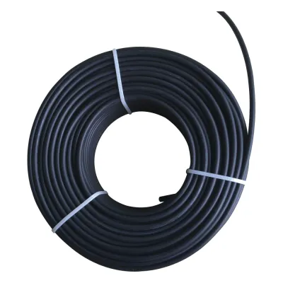 Cable Fotovoltaico Negro / 10 mm² ( 8 AWG) / Material COBRE / 2000V / Rollo de 50 metros.
