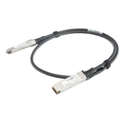 Cable DAC QSFP+ de 40 Gbps a 40 Gbps / Passive Direct Attach Copper Twinax Cable / Longitud: 1 metros