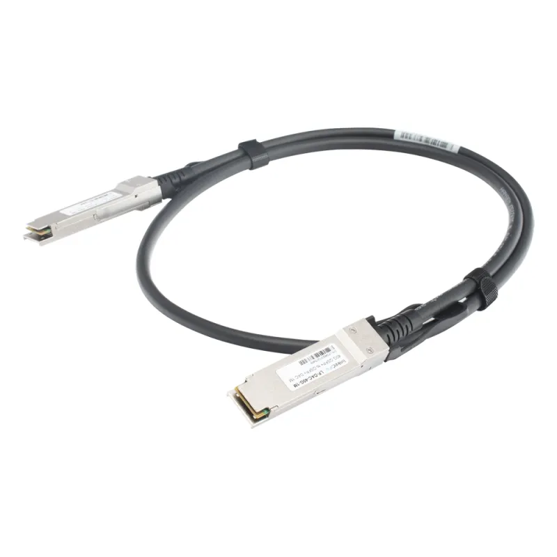 Cable DAC QSFP+ de 40 Gbps a 40 Gbps / Passive Direct Attach Copper Twinax Cable / Longitud: 1 metros
