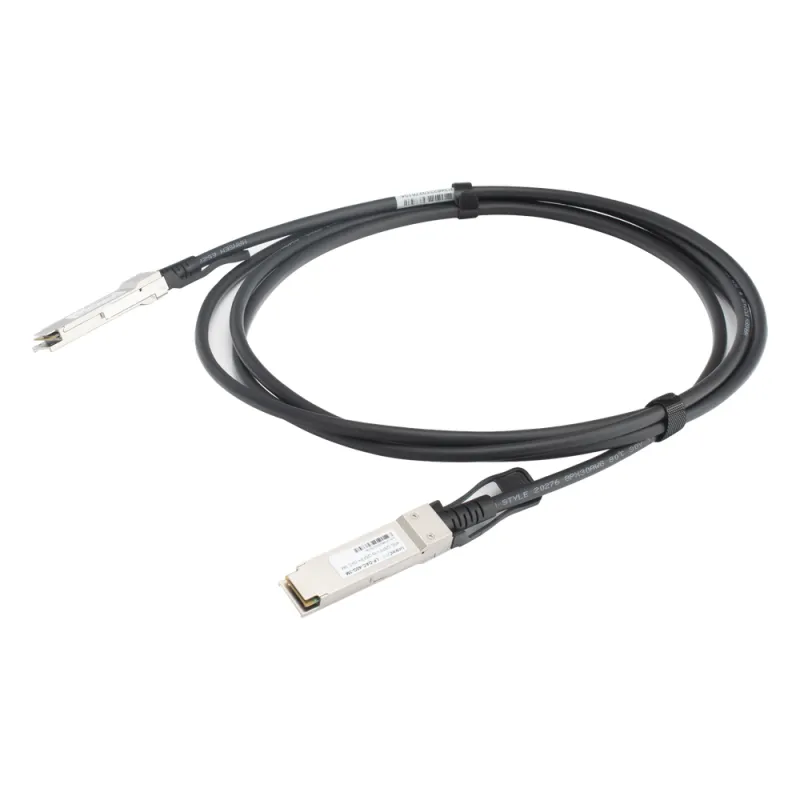Cable DAC QSFP+ de 40 Gbps a 40 Gbps / Passive Direct Attach Copper Twinax Cable / Longitud: 3 metros