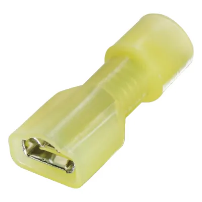 Terminal hembra aislada completa / para cables 12-10 AWG / Para baterías con terminal F1 / Paquete de 25 piezas