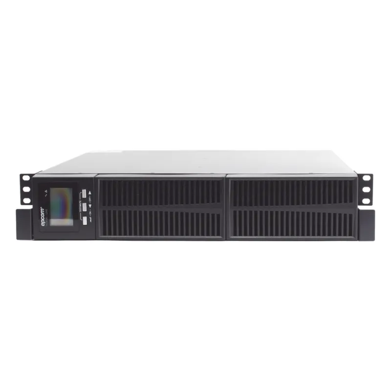 UPS de 2000VA/1800W / Topología On-Line Doble Conversión / Entrada y Salida de 120 Vca / Clavija de Entrada NEMA 5-20P / Pantalla LCD Configurable / Formato Rack/Torre