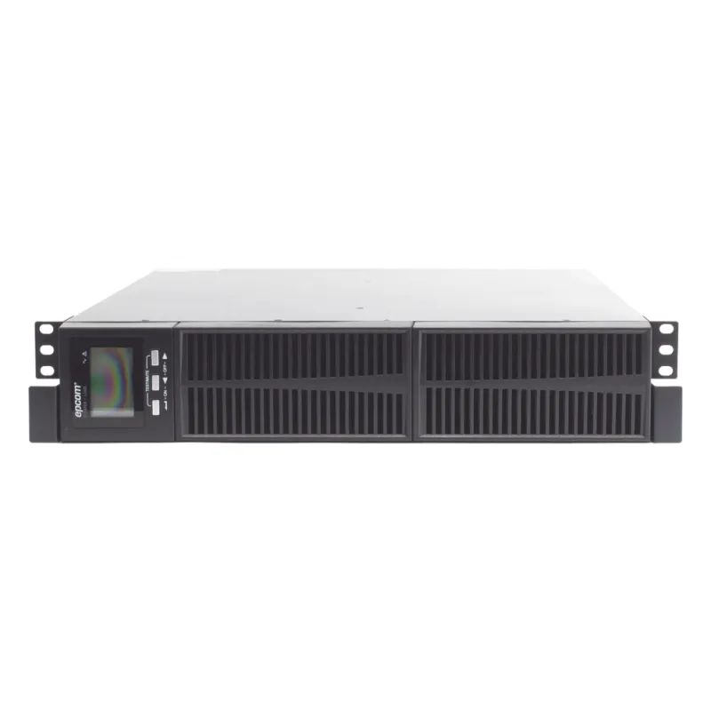 UPS de 3000VA/2700W / Topología On-Line Doble Conversión con Baterías Internas / Entrada y Salida de 120 Vca / Clavija de Entrada NEMA L5-30P / Pantalla LCD Configurable / Formato Rack/Torre