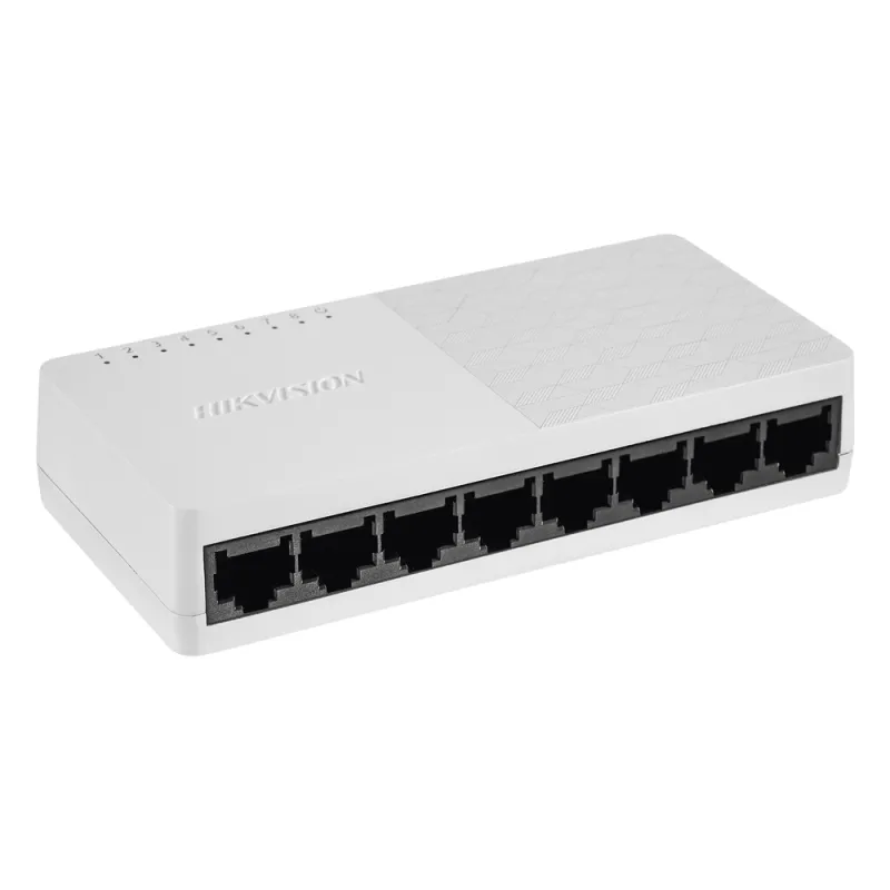 Switch Gigabit No Administrable de Escritorio de 8 Puertos 10 / 100 / 1000 Mbps / Diseño Compacto y Estetico