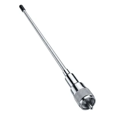 Antena VHF-UHF / 136-512 MHz / 2.1 dBi / 200W / PL-259 Macho / 55.8 cm / Omnidireccional