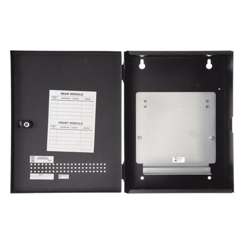 Gabinete Metálico para Hasta 2 Módulos de Control XP10-M, XP6-R o XP6-C de NOTIFIER, Bisagras Izquierdas