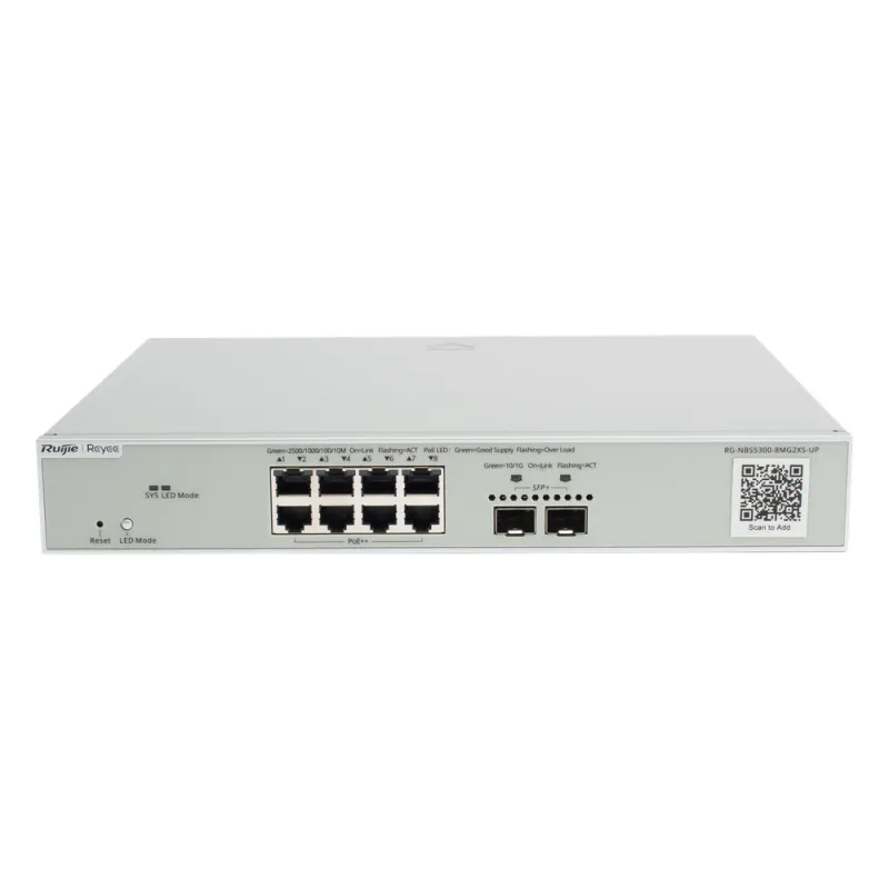 Switch Multi-Gigabit PoE++ 370W 802.3bt Capa 3 Administrable Cloud, Diseñado Para Access Points WiFi 6/7