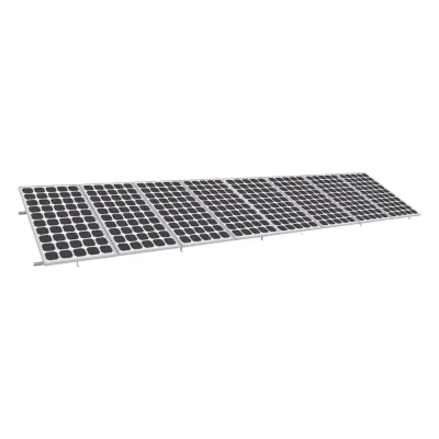 Montaje para Panel Solar, Riel "8" de 5400mm para Módulos de 550 a 660w con Espesor de 35mm, Velocidad de Viento Máx. 136km/h (20° a 45°)
