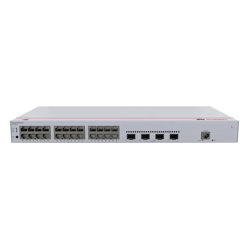 Switch de Distribución/Core Gigabit Administrable Capa 3 / 24 puertos 10/100/1000 Mbps / 4 Puertos 10GE SFP+ Uplink / ERPS / Rutas Estáticas / iStack / Administración Nube Gratis