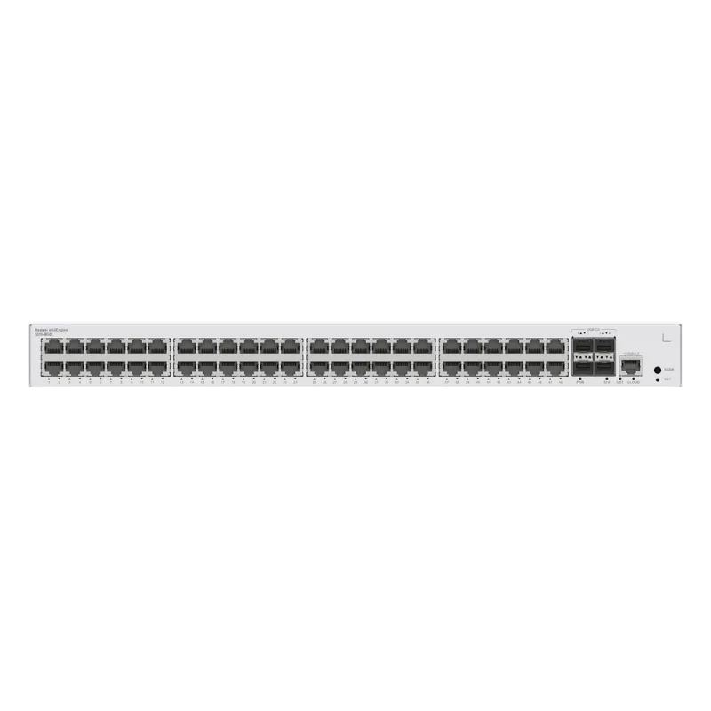 Switch de Distribución/Core Gigabit Administrable Capa 3 / 48 puertos 10/100/1000 Mbps / 4 Puertos 10GE SFP+ Uplink / ERPS / Rutas Estáticas / iStack / Administración Nube Gratis