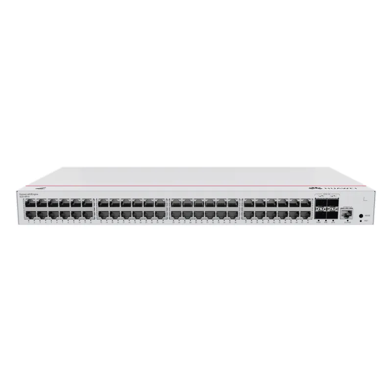 Switch de Acceso Gigabit Administrable PoE Capa 2 / 48 puertos 10/100/1000 Mbps (PoE) / 4 Puertos 10GE SFP+ Uplink / ERPS / IMGP Snooping / DHCP Snooping / PoE Perpetuo / 380W / Administración Nube Gratis