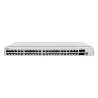 Switch de Acceso Gigabit Administrable PoE Capa 2 / 48 puertos 10/100/1000 Mbps (PoE) / 4 Puertos 1GE SFP Uplink / ERPS / IMGP Snooping / DHCP Snooping / PoE Perpetuo / 380W / Administración Nube Gratis