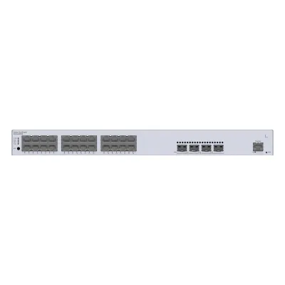 Switch de Distribución/Core Gigabit Administrable PoE Capa 3 / 24 puertos 10/100/1000 Mbps (PoE) / 4 Puertos 1GE SFP Uplink / ERPS / Rutas Estáticas / iStack / PoE Perpetuo / 400W / Administración Nube Gratis