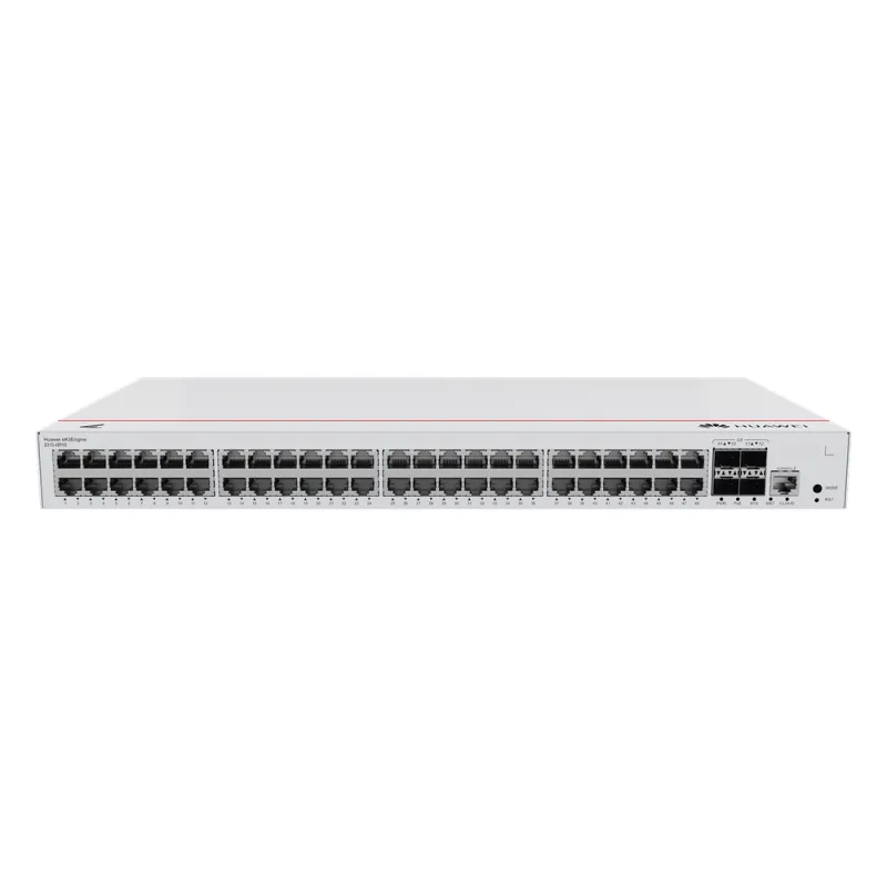 Switch de Distribución/Core Gigabit Administrable PoE Capa 3 / 48 puertos 10/100/1000 Mbps (PoE) / 4 Puertos 1GE SFP Uplink / ERPS / Rutas Estáticas / iStack / PoE Perpetuo / 380W / Administración Nube Gratis