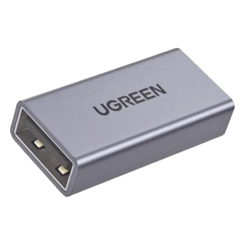 Adaptador USB-A Hembra a USB-A Hembra / USB 3.0 / Velocidades de Transferencia de Datos de Hasta 5 Gbps / Carcasa de Aluminio / Compacto y Portátil / Plug & Play / Compatible con Versiones Anteriores de USB