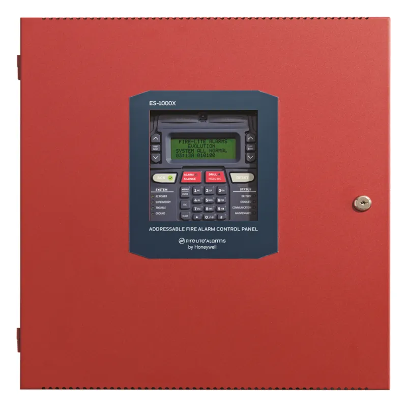 Panel de control de incendio direccionable sin comunicador preinstalado, 318 puntos por lazo SLC, expandible a 954 puntos