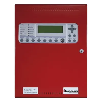 Panel De Detección De Incendio, Direccionable, 1 Lazo SLC, 127 puntos/bases sonoras por lazo, En Ingles, No Dialer, No Tarjeta Red, Expandible a 2 Lazos SLC, Color Rojo, Estandar, 120V, Serie FireNET Plus® (0100-16340)