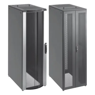 Gabinete de Telecomunicaciones de 42 UR ProLine FloTek, 600 mm de Ancho, 1000 mm de Profundidad, Color Negro