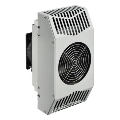 Refrigerador Termoeléctrico / 24V DC / 52W (178 BTU/h) / Interiores y exteriores / Efecto Peltier / Enfriamiento y Calentamiento / Acero Gris RAL 7035 / Montaje Vertical-Horizontal / -40°C a 55°C (-40°F a 131°F)