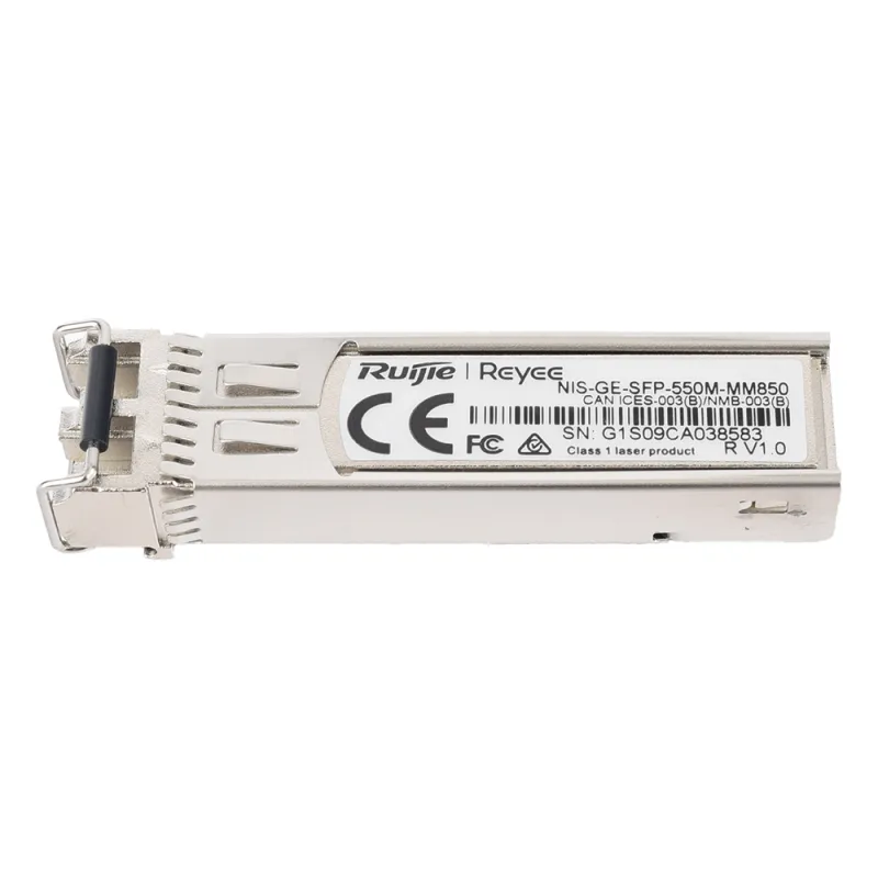 Transceptor Industrial LC Multimodo SFP 1G, hasta 550 Metros, Longitud de Onda 850 nm, soporta Temperaturas de -40° a 85° C