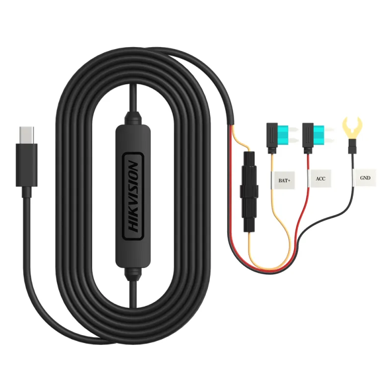Adaptador Buck DC-DC / Entrada 12-24V DC / Salida 5V miniUSB / Protección Baja Tensión 11.3V / Cable 3.4 m (11.2 ft)