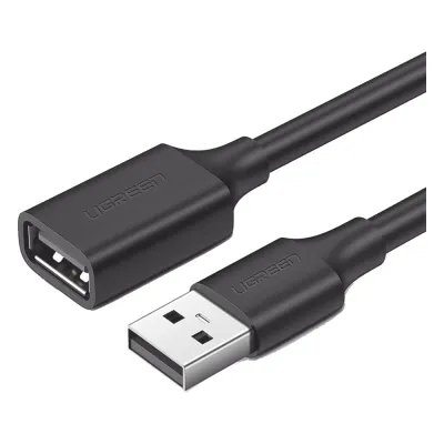 Cable Extensor USB 2.0 A a A | 1 metro | Macho-Hembra | Ultra Durabilidad | Núcleo de Cobre Estañado 28/22 AWG | Blindaje Interior Múltiple / Ideal para teclado, mouse, impresoras, etc.