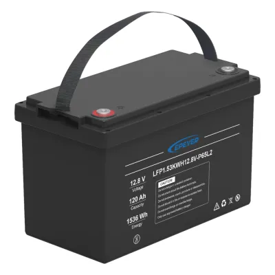 Batería de Litio LiFePO4 Ciclo Profundo / 12.8 Vcc / 120 Ah / 1.53 kWh / Exterior / Libre de Mantenimiento