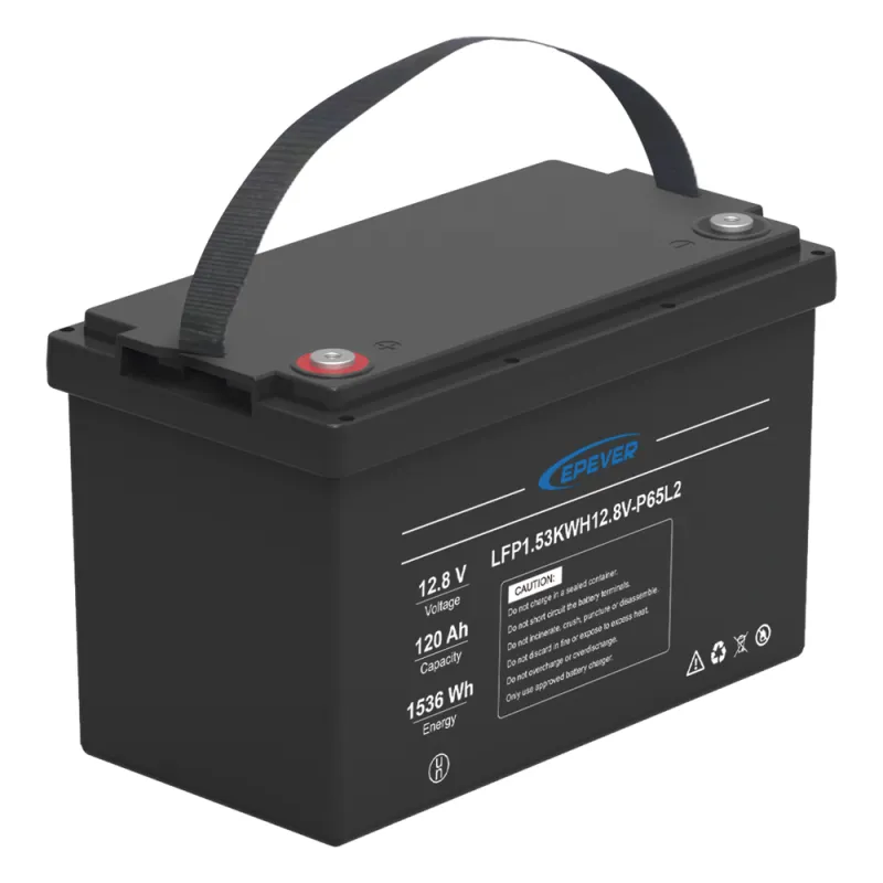 Batería de Litio LiFePO4 Ciclo Profundo / 12.8 Vcc / 120 Ah / 1.53 kWh / Exterior / Libre de Mantenimiento
