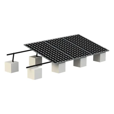 Montaje para Panel Solar, Riel "8" de 5400mm para Módulos con Espesor de 30-35mm, Velocidad de Viento Máx. 136km/h (20° a 45°) Con Anodizado Negro