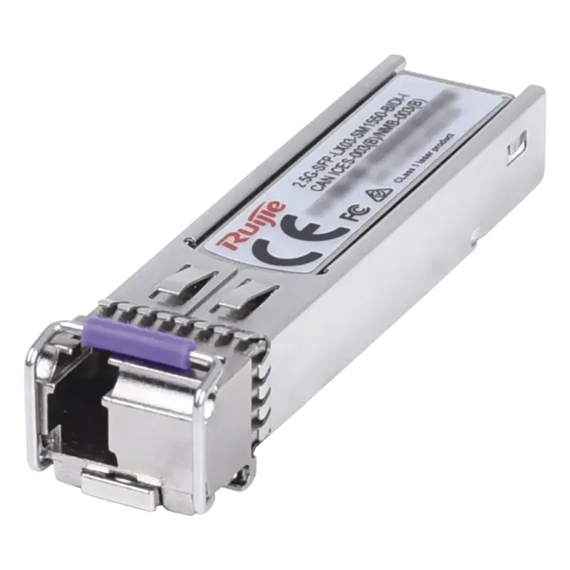 Transceptor Lado (B) un Hilo BiDi SFP 2.5Gb LC Monomodo Tx 1550nm / Rx 1310nm, hasta 3km