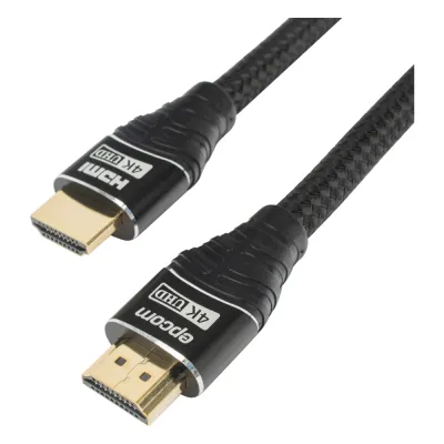 Cable HDMI de 5 Metros (16.40 Pies) | Alta Definición | Longitud | Versión 2.0 | Alta Velocidad 18Gbps | 4K@60Hz | Conectores Chapados en Oro | Tipo Redondo
