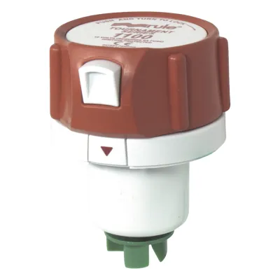 Bomba sumergible para carnada de 1100 galones por hora, a 12 Volts de corriente directa.