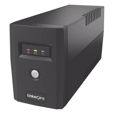 UPS 600VA/360 W Línea Interactiva / 6 Contactos 5-15R (4 Respaldadas) / Regulación de Voltaje / Protección RJ45