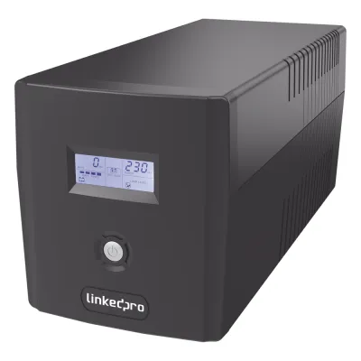 UPS 600VA/360 W Pantalla LCD / Línea Interactiva 120Vca / 6 tomas 5-15R (4 Respaldadas) / Regulación de Voltaje / Protección RJ45