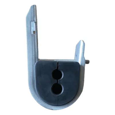 Herraje de Suspensión Tipo J para Fibra ADSS / 10-15 mm / Doble Orificio / Carga 500 kg / Resistente UV