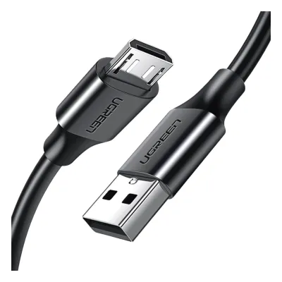 Cable USB-A a Micro USB | 2 Metros (6.56 Pies) | Tecnología de Carga Rápida Qualcomm / QC 3.0/2.0 | Recarga hasta 18W | Transmisión de Datos hasta 480Mbps | Tecnología de Carga Segura | Hasta 5,000 Flexiones | ABS y PVC de Alta Duración