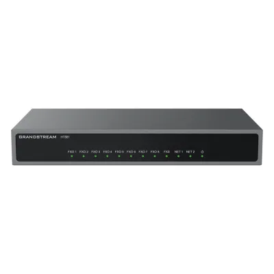Gateway Analógico 8 FXO (Conectar Lineas Analógicas) / 3 Perfiles SIP / 1 Puerto FXS / NAT de Alto Rendimiento / Soporte Lifeline / Fax T.38 / Cifrado AES / Failover SIP / Conferencia de Voz 3 Vías