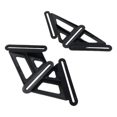 Brackets para Montaje de Caja de Empalme a Raqueta LP-CSS (2 Piezas)