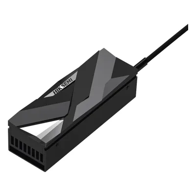 Disipador de Calor Activo para SSD M.2 2280 / Aleación de Aluminio / Ventilador PWM / Reducción ≤30°C / 4 Pines / 73 x 22 x 9 mm