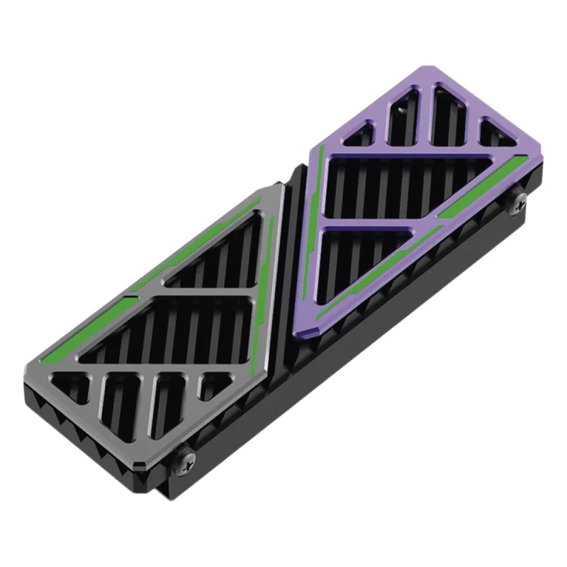 Disipador de Calor para SSD M.2 2280 / Aleación de Aluminio / Reducción ≤25°C / Compatible PC Escritorio y PS5 / 73 x 22 x 9 mm