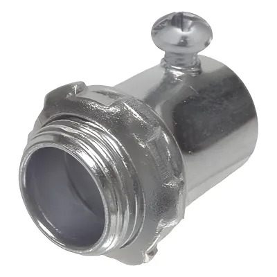 Conector de 1/2" (13 mm) para Pared Delgada con Tornillo.