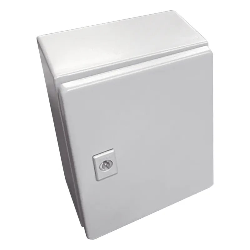 Gabinete de Acero / Nema 4 -IP 66 de 15 x 15 x 12 cm / Platina incluida.