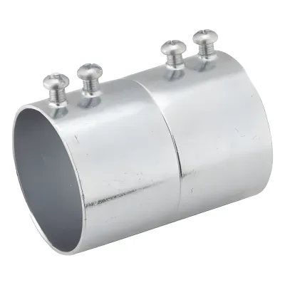 Cople de 2" (50.8 mm) para Pared Delgada con Tornillo.